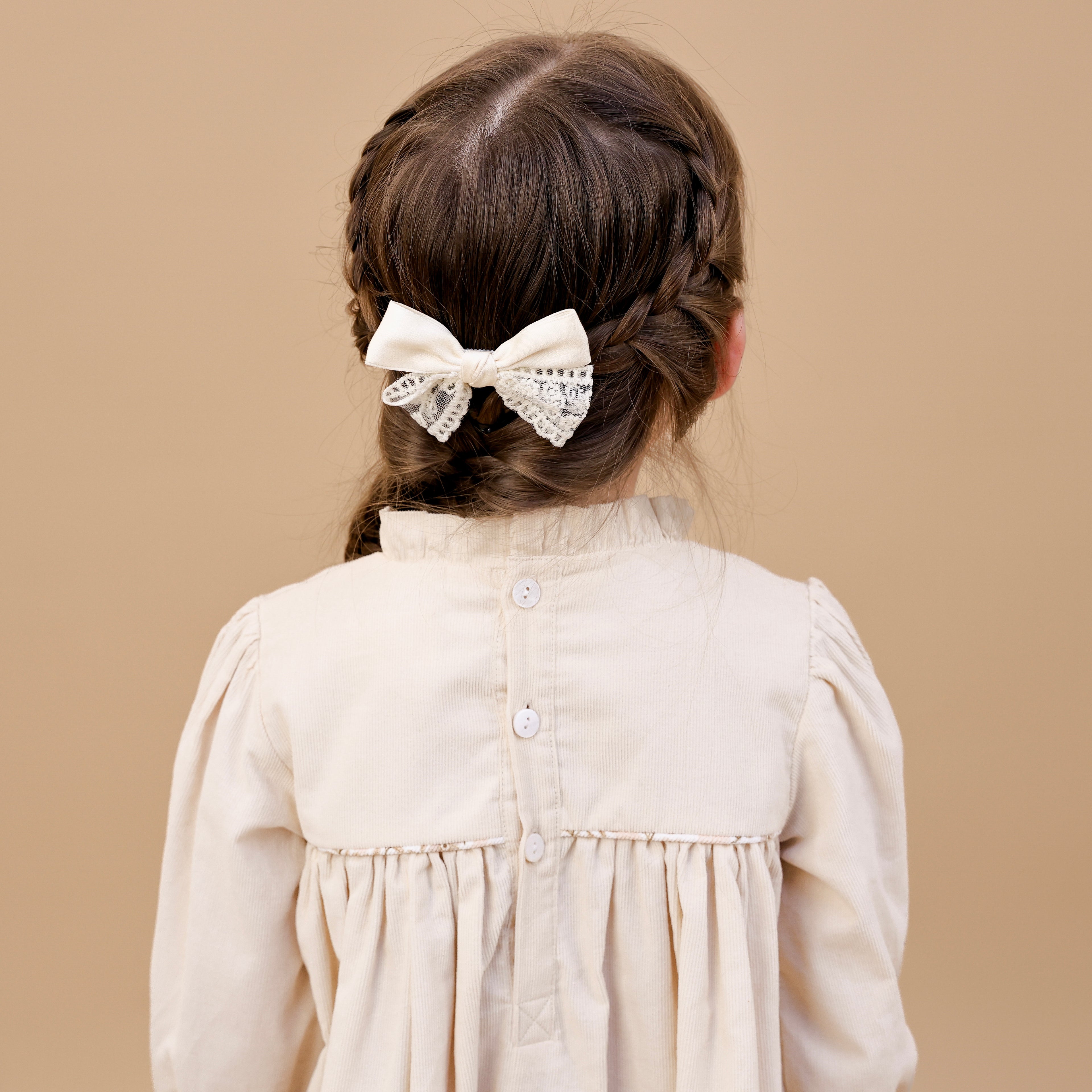 Ivory Garden Embroidered Ruffle Neck Dress