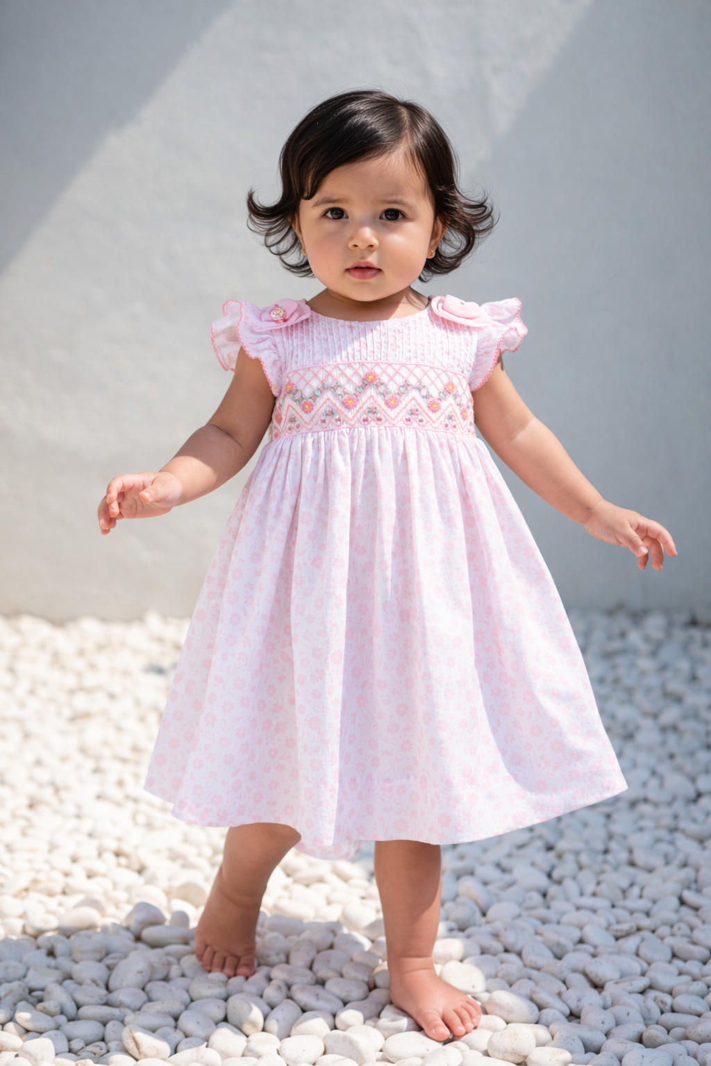 Blossom Fairy Smocked Flutter Dress