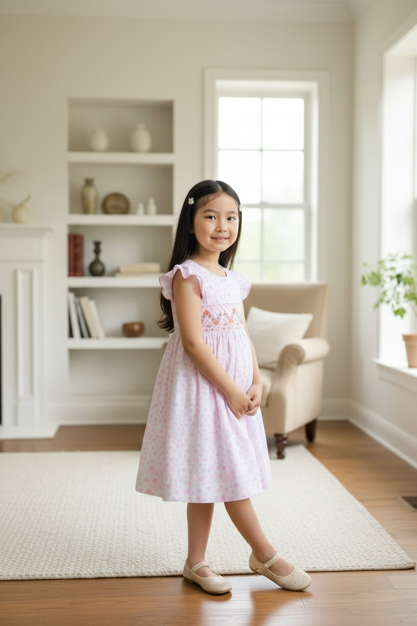Blossom Fairy Smocked Flutter Dress